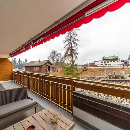 In The Heart Of Crans, Fireplace And Parking アパート クラン