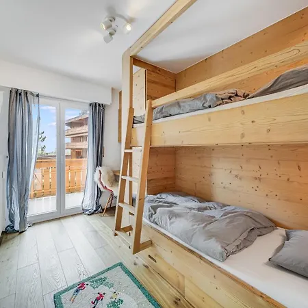 In The Heart Of Crans, Fireplace And Parking アパート *