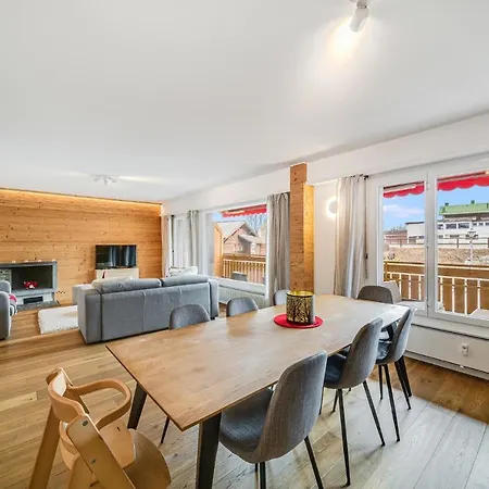 In The Heart Of Crans, Fireplace And Parking شقة *