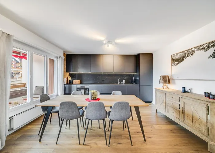 In The Heart Of Crans, Fireplace And Parking شقة *